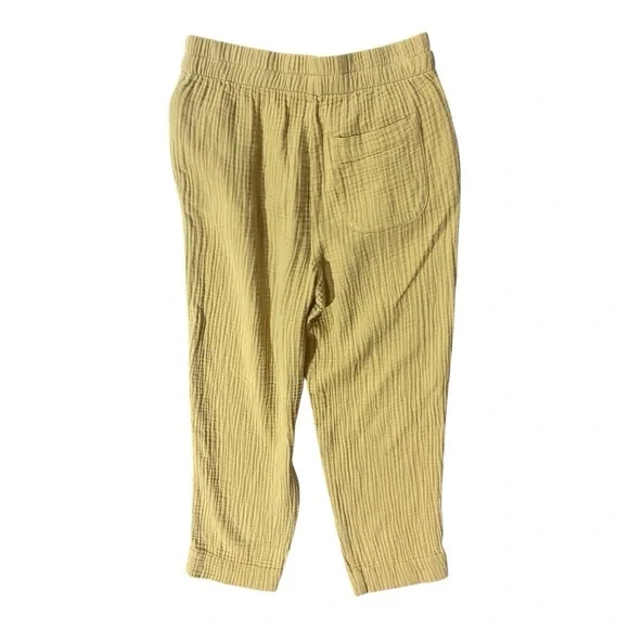 Madewell Lightspun Tapered Huston Pull-On Crop Pants Double Gauzy Cotton Sz S - Picture 3 of 5